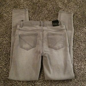 Girls skinny gray DKNY jeans